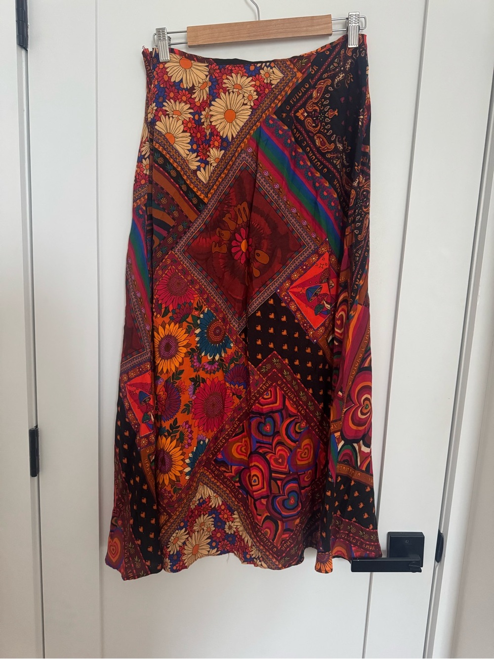 Anthropologie x Farm Rio Patchwork Midi Skirt - Picture 4 of 4
